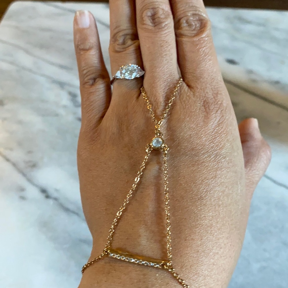 Gold handchain